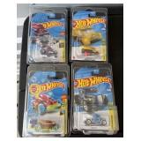 4As New In Package Die-Cast Hot Wheels Cars