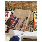 2 Burlap Sacks