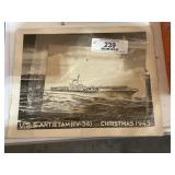 USS Antietam Christmas 1945 Photo