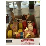 4 Small Fisher Price Pull Toys