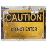 Contemporary Caution Sign