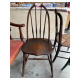Turned Bent Back Chair