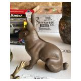 Cast Iron Bunny Rabbit Bank