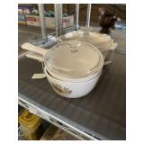 Corningware Casserole & Side Bowls