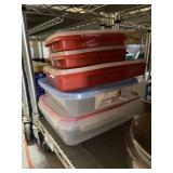 3 Pieces Tupperware & More