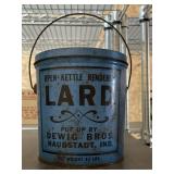 Dewig Bros. Lard Tin