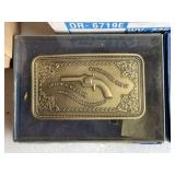 1980 Smith & Wesson Pistol Box Belt Buckle