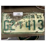 1965 License Plate
