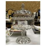 Early American Crystal Wedding Dish