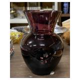 Amethyst Glass Vase