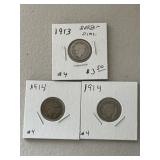 3 Barber Dimes