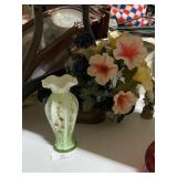 Ornate Vase & Flower Arrangement