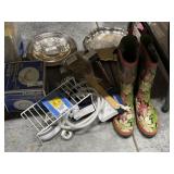 Vintage Women's Boots & Plumbing / Electrical Item