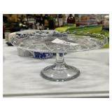 Early American Pedestal Cake Plate