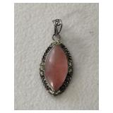 Sterling Silver Vintage Gemstone Pendant