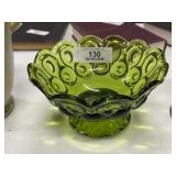 Le Smith Moon & Stars Pedestal Ruffle Bowl