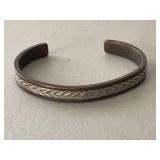 Sterling Silver & Copper Cuff Bracelet