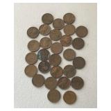 Lot of Wheat Pennies