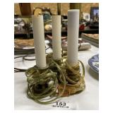 3 Miniature Brass Lamps