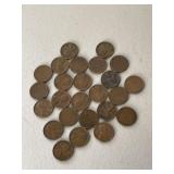 Lot of Wheat Pennies