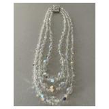 Beautiful Austrian Crystal Vintage Necklace