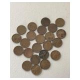 Lot of Wheat Pennies