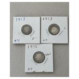 3 Barber Dimes