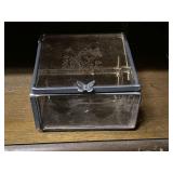 Beveled Glass Jewelry Box