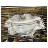 Ruffled Signed Fenton Bowl