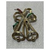 Enamel Vintage Brooch