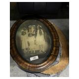 Antique Frames & Bubble Glass Photo