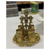 Ornate Gold Lipstick Tube Holder