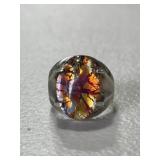 Sterling Silver Glass Ring