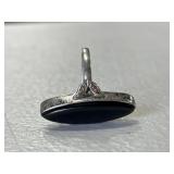 Sterling Silver Black Onyx Ring