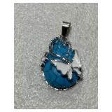 Turquoise Butterfly Pendant