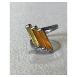 Sterling Silver Retro Style Ring