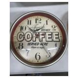 Fresh Brewed Coffee Clock