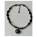 Sterling Silver Vintage Gemstone Necklace