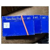 Three 1972 US Proof Sets