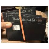 Three 1974 US Proof Sets