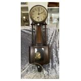 INGRAHAM 'NILE' WALL CLOCK