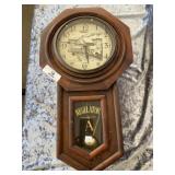 Antique 'Regulator A' Wall Clock  Farm Scene Dial