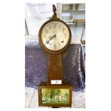 SESSIONS 'SOMERSET' 8-DAY BANJO WALL CLOCK