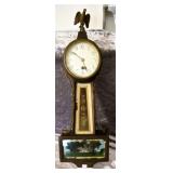 New Haven Banjo-Style 8-Day Wall Clock