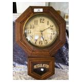 Fagan Clock Co. 'Regulator' Wall Clock