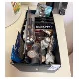 Box of Batteries & Misc.