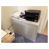 Lateral File Cabinet, Epson Printer & Misc.