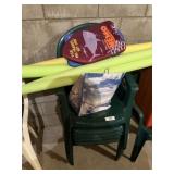 Plastic Patio Chairs & Pool Toys