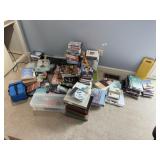 Large Lot of Books, CD's & Misc.