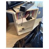 Rolling Shelf & Contents